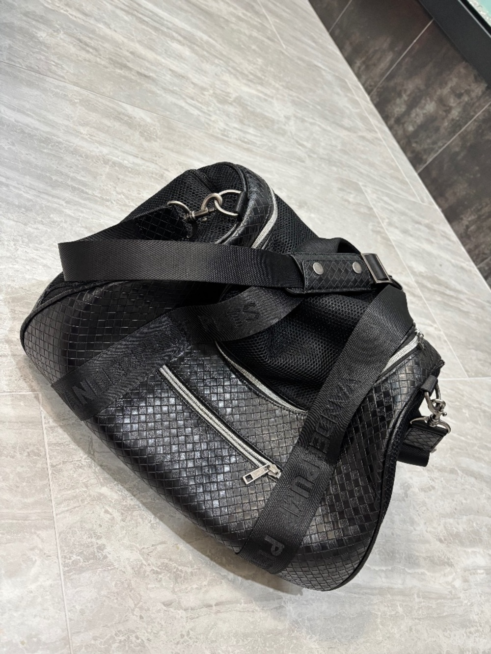 Vanderpump Graphite Duffel Pet Carrier Black
